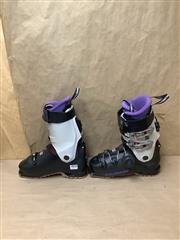 SALOMON SHIFT PRO ALPHA WOMENS BLACK/PURPLE SKI BOOTS-MP 25/25.5